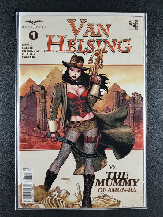 Van Helsing vs. The Mummy of Amun Ra #1A (Zenescope Entertainment, February 2017)