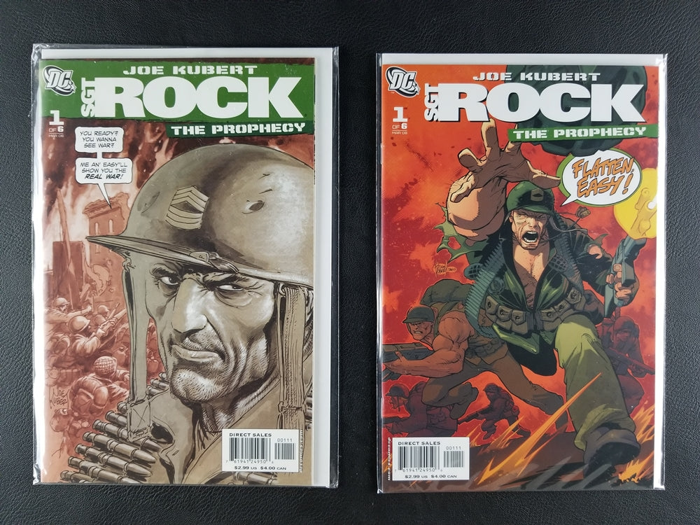 Sgt. Rock: The Prophecy #1-6 Set [includes #1 variant] (DC, 2006)