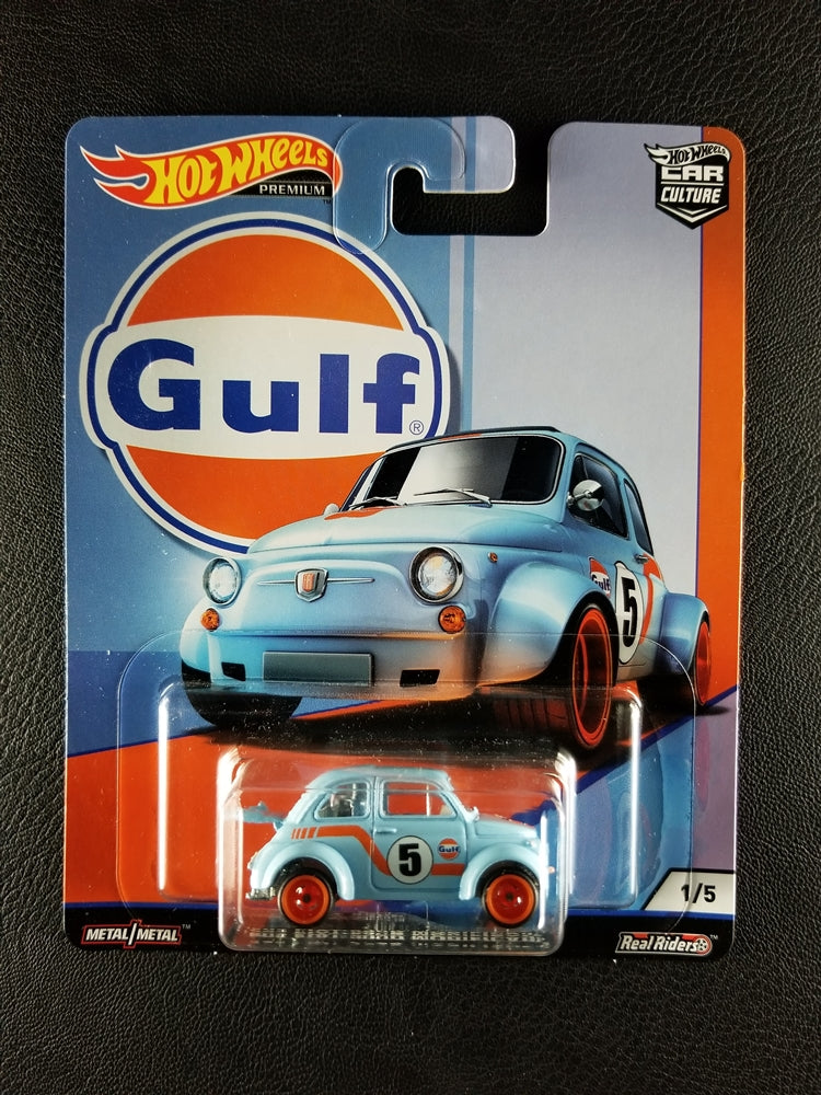 Hot Wheels Premium - 60s Fiat 500 D Modificado (Light Blue) [1/5 - Car ...