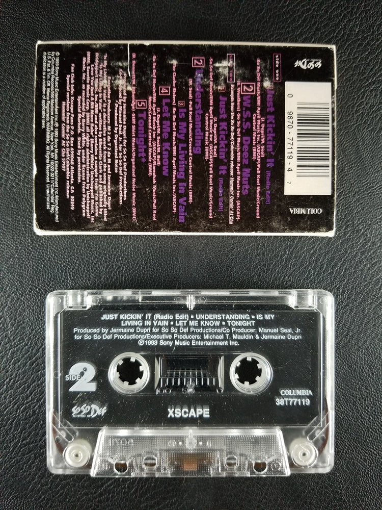 Xscape - Just Kickin' It (1993, Cassette Single)