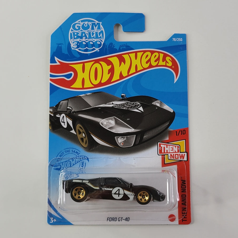 Hot Wheels - Ford GT-40 (Metalflake Gloss Black)