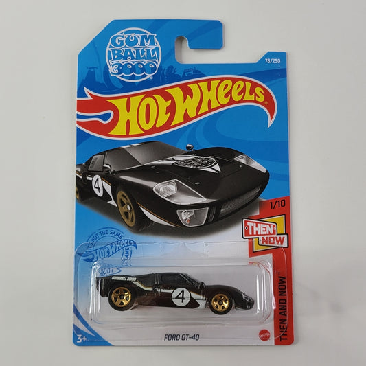Hot Wheels - Ford GT-40 (Metalflake Gloss Black)