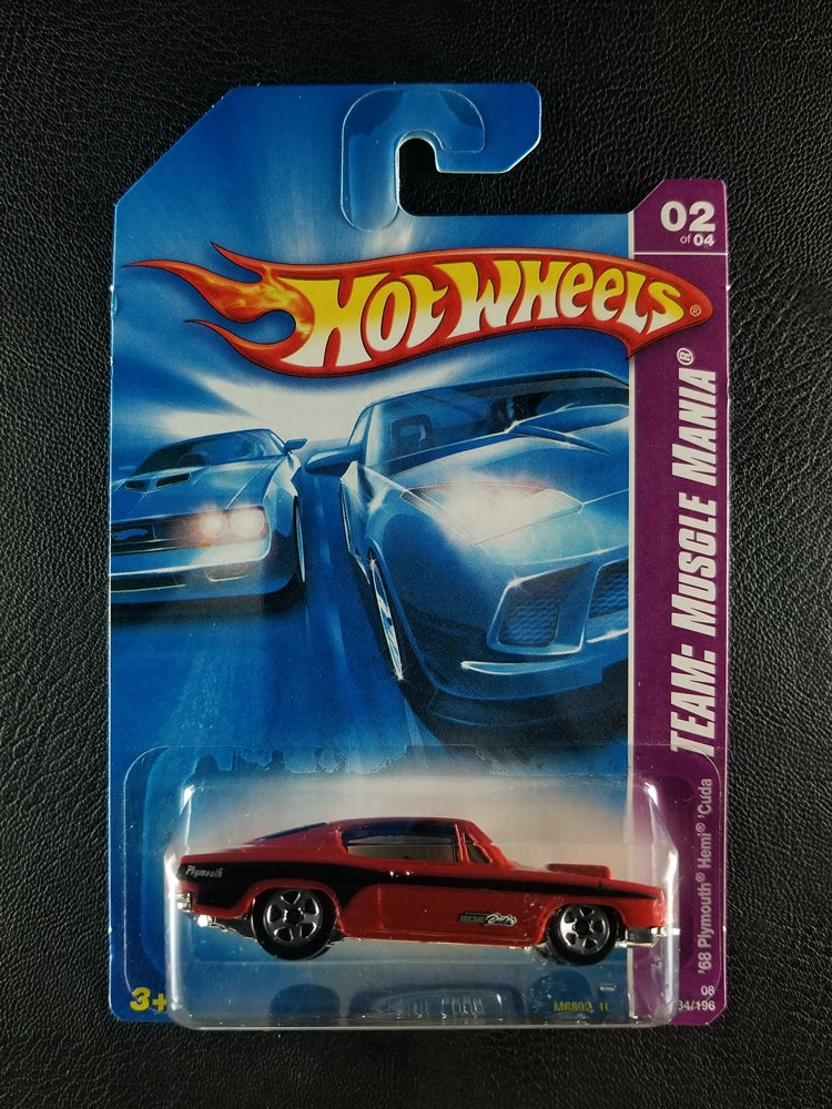 Hot Wheels - '68 Plymouth Hemi Cuda (Red)