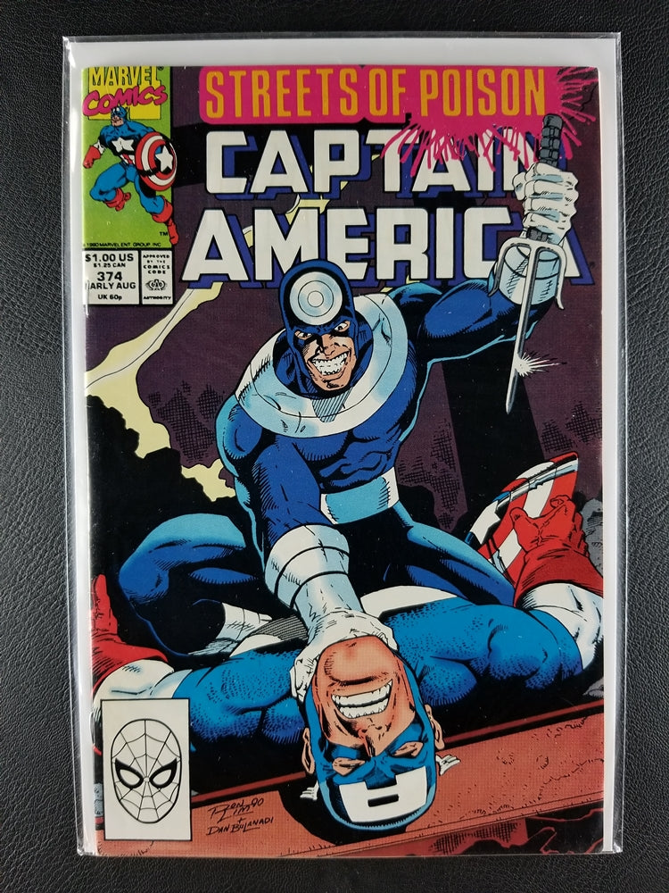 Captain America [1st Series] #374 (Marvel, August 1990)