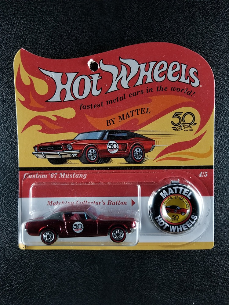 Hot Wheels - Custom '67 Mustang (Spectraflame Red) [4/5 - 50th Anniversary Originals]