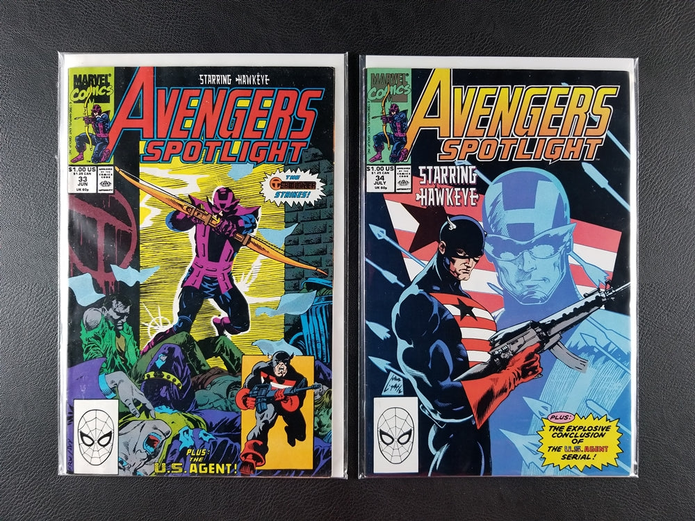 Solo Avengers #31-40 Set (Marvel, 1990-91)