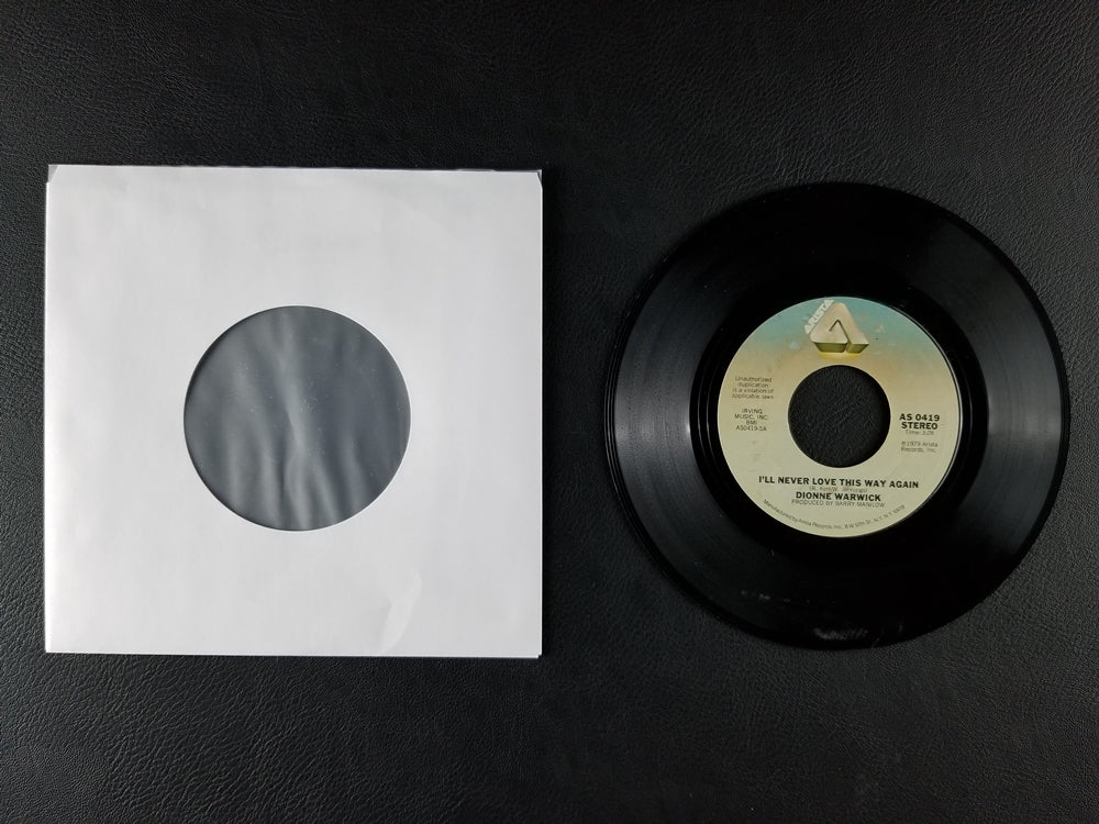 Dionne Warwick - I'll Never Love This Way Again (1979, 7'' Single)