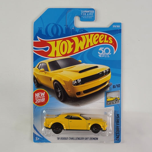 Hot Wheels - '18 Dodge Challenge SRT Demon (Yellow)