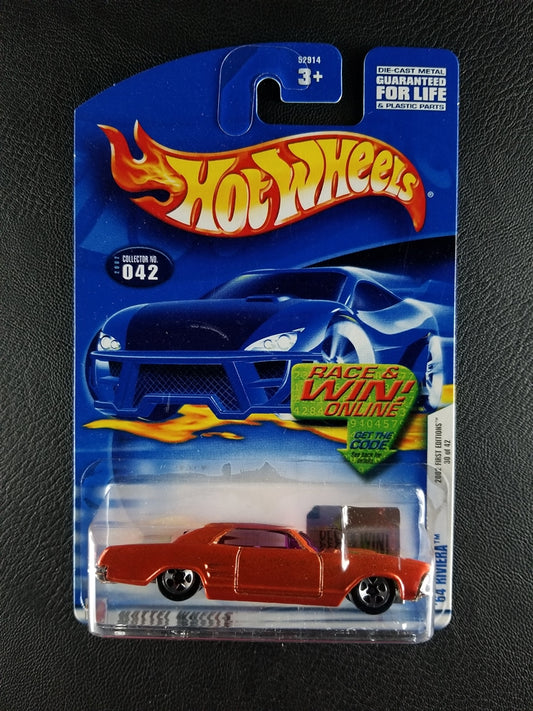 Hot Wheels - '64 Riviera (Orange) [30/42 - 2002 First Editions]