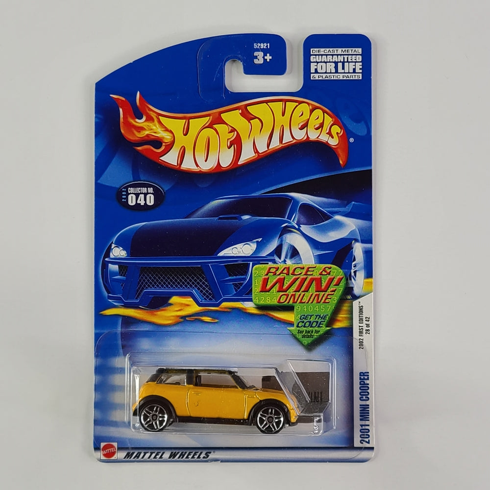 Hot Wheels - 2001 Mini Cooper (Pearl Dark Yellow)