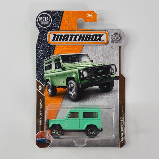 Matchbox - Land Rover 90 (Mint Green) [1-125 Series (2018) - 118/125, MBX Off Road - 18/20]