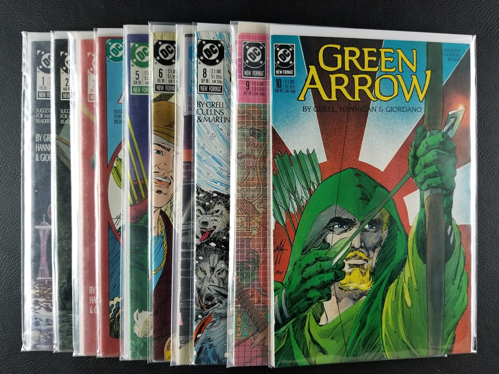 Green Arrow [1st Series] #1-10 Set (DC, 1988)