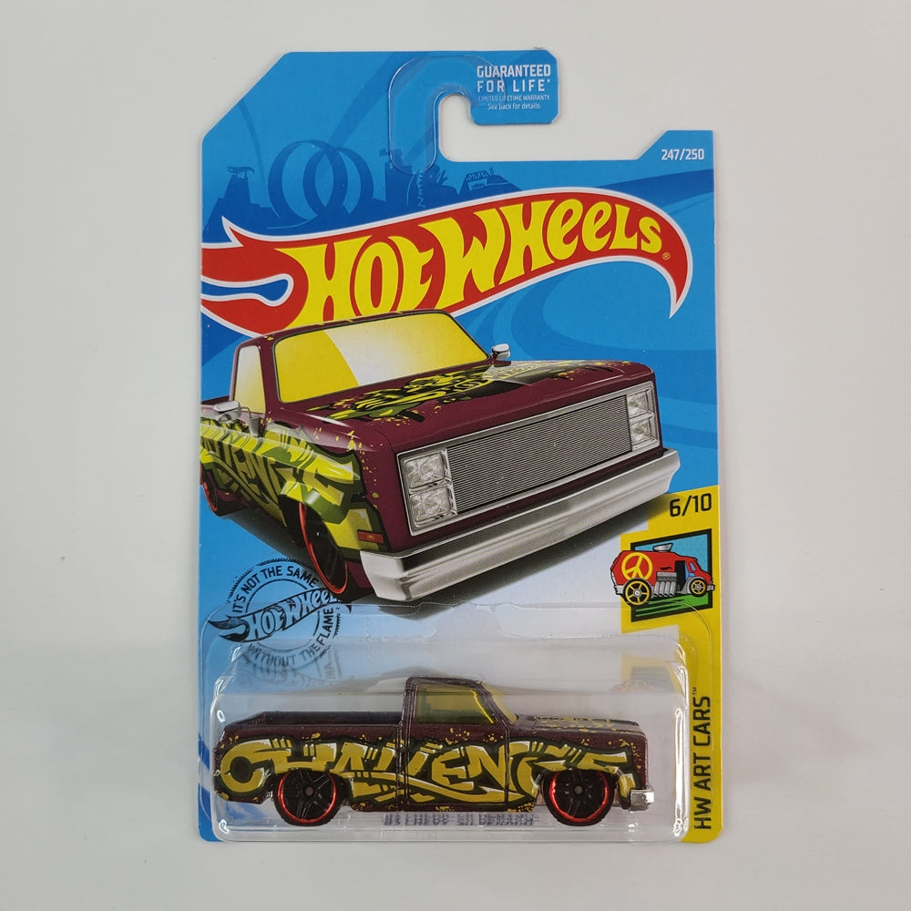 Hot Wheels - '83 Chevy Silverado (Metallic Burgundy)