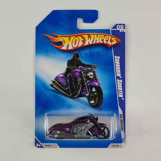 Hot Wheels - Scorcin' Scooter (Metalflake Purple)