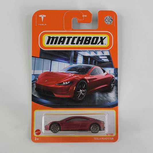 Matchbox - Tesla Roadster (Matte Metalflake Dark Red)