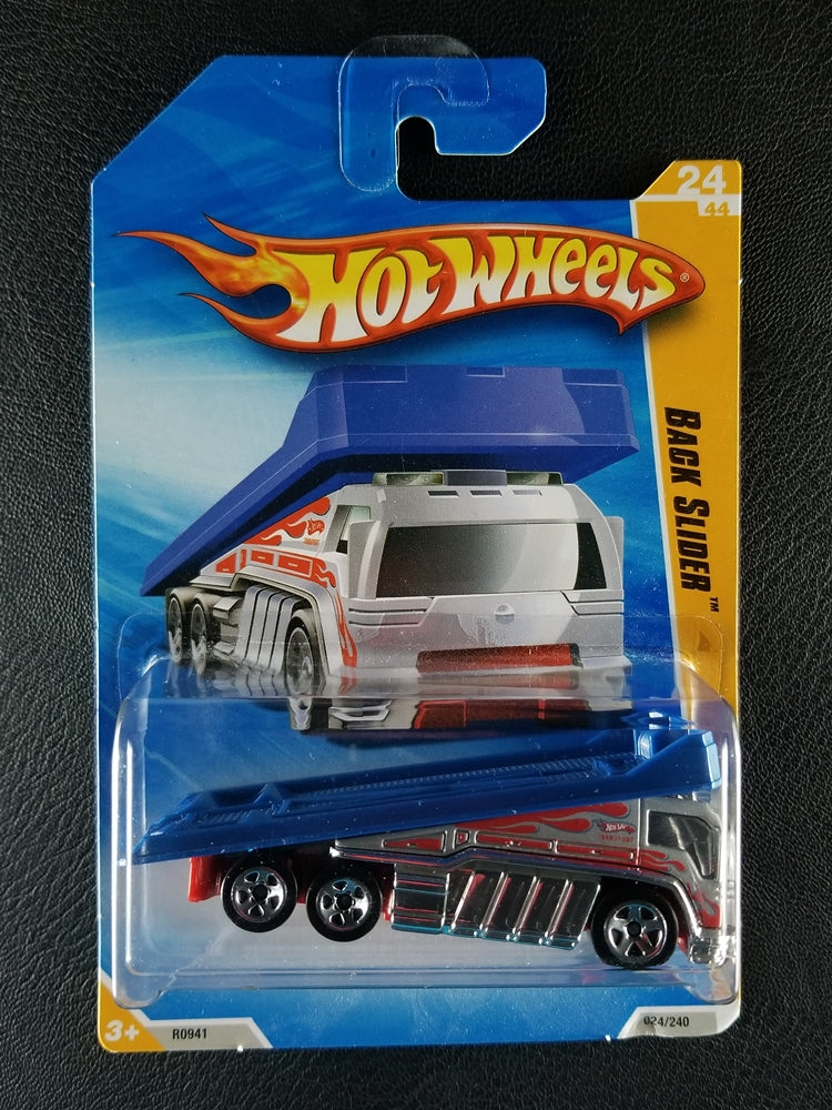 Hot Wheels - Back Slider (Silver) [24/44 - 2010 New Models]