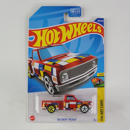 Hot Wheels - '69 Chevy Pickup (Glossy Red)