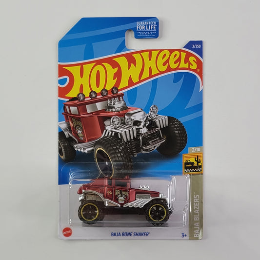 Hot Wheels - Baja Bone Shaker (Matte Dark Red)