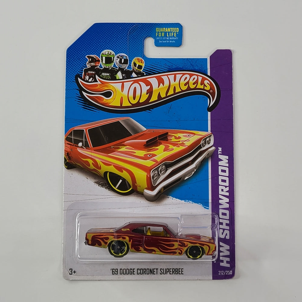 Hot Wheels - '69 Dodge Coronet Superbee (Metallic Red) [HW Showroom: Heat Fleet (2013) - 212/250]