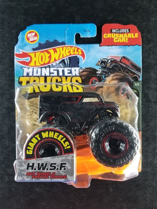 Hot Wheels Monster Trucks - H.W.S.F. (Black)