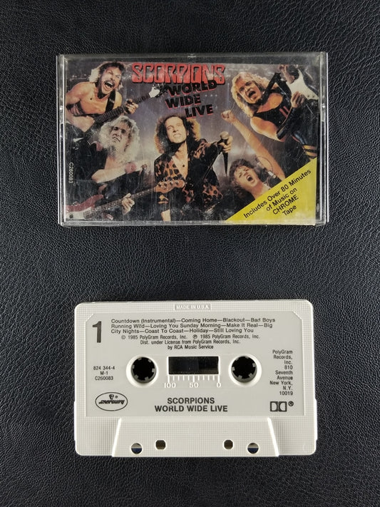 Scorpions - World Wide Live (1985, Cassette)