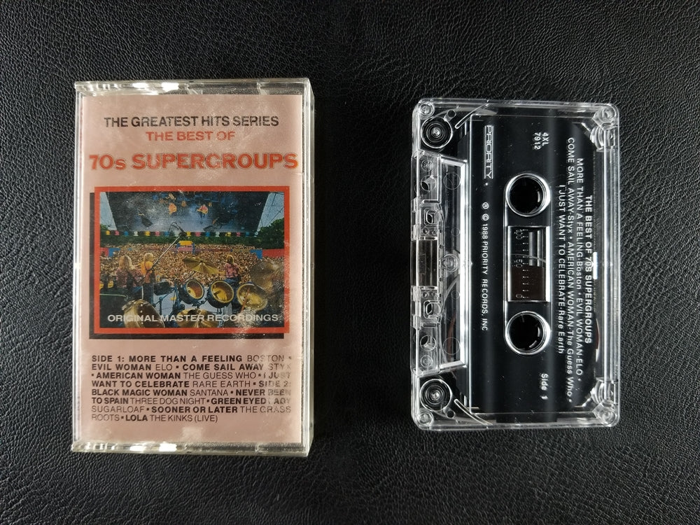 Various Artists - The Best of 70s Supergroups (1988, Cassette)