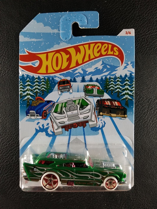 Hot Wheels - Jack Hammer (Green) [3/6 - 2018 HW Holiday Hot Rods]