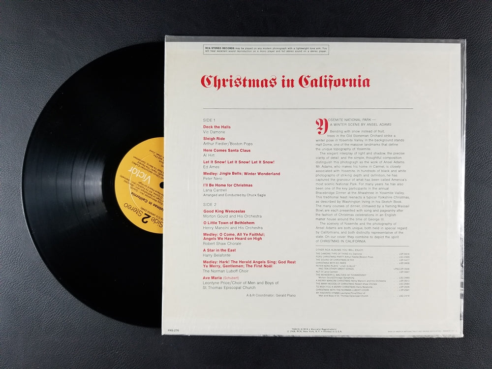 Various Artists - Christmas in California (1968, LP)