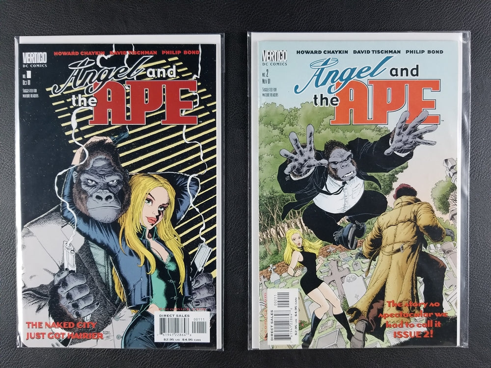 Angel and the Ape #1-3 Set (DC/Vertigo, 2001-02)