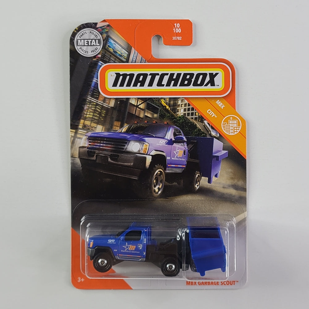 Matchbox - MBX Garbage Scout (Blue)