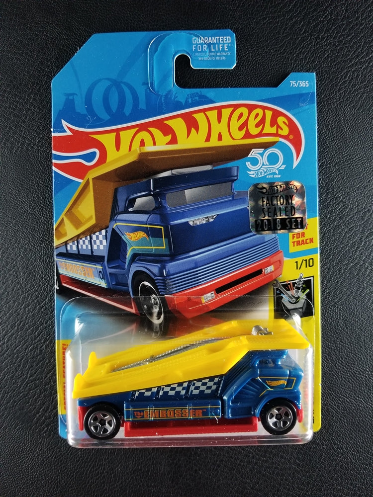 Hot Wheels - The Embosser (Blue) [Factory Sealed 2018 Set