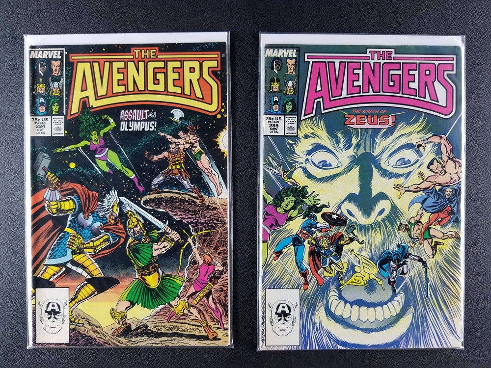 The Avengers [1st Series] #276-285 Set (Marvel, 1987)