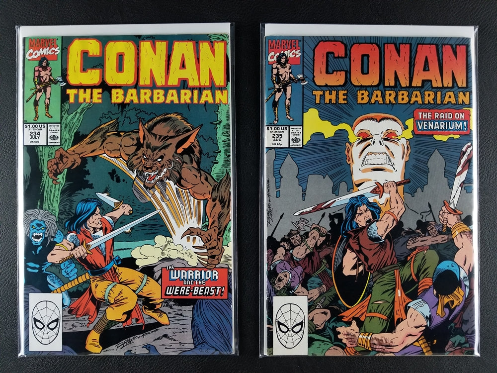 Conan the Barbarian #234-236 Set (Marvel, 1990)