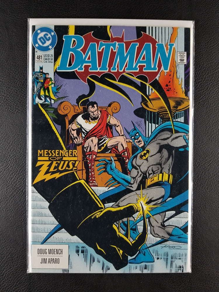 Batman #481 (DC, July 1992)