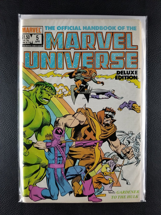 Official Handbook of the Marvel Universe [Deluxe Edition] #5 (Marvel, April 1986)