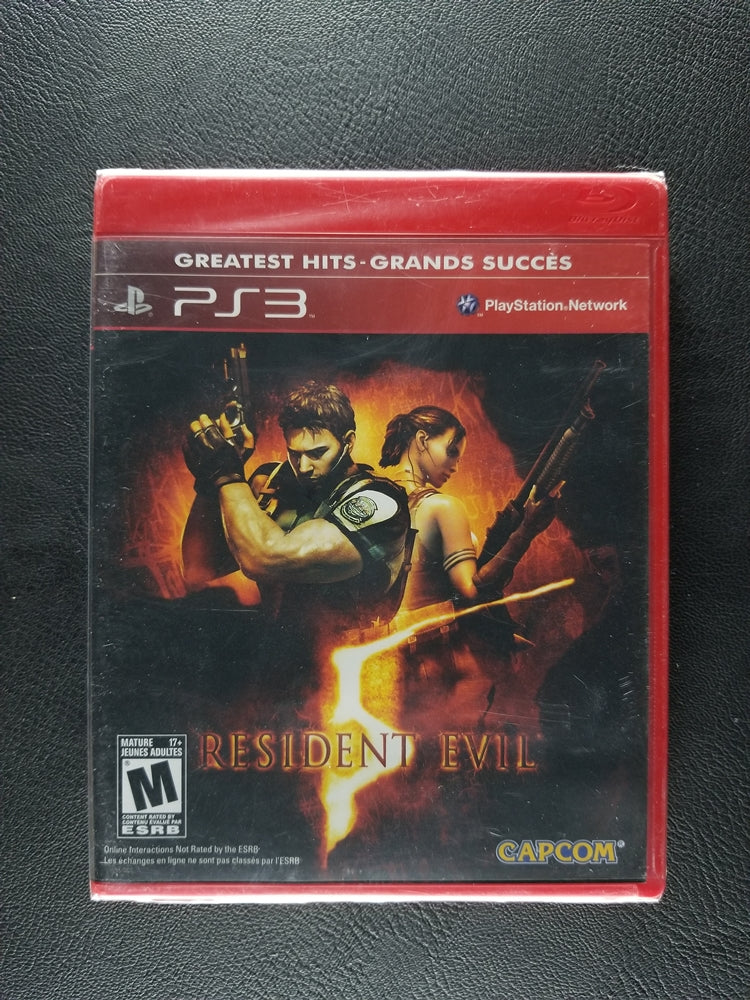Resident Evil 5 [Greatest Hits] (2009, PlayStation 3) [SEALED]