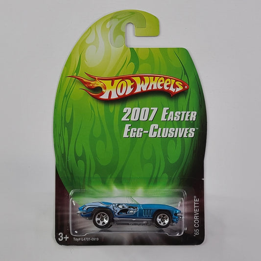 Hot Wheels - '65 Corvette (Metalflake Blue) [Walmart Exclusive]