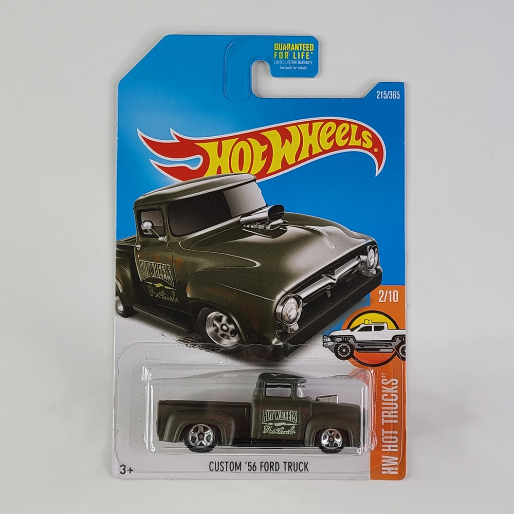 Hot Wheels - Custom '56 Ford Truck (Matte Dark Green)