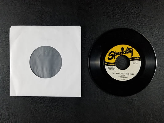 Guitar Slim and His Band - The Things That I Used to Do / Well, I Done Got Over It (7'' Single)