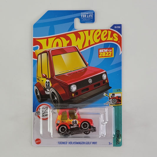 Hot Wheels - Tooned Volkswagen Golf Mk1 (Red Gloss)