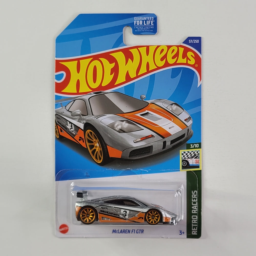 Hot Wheels - McLaren F1 GTR (Metalflake Silver)