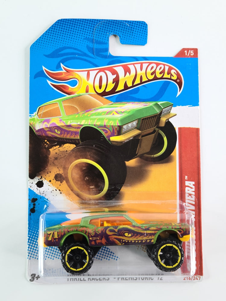 Hot Wheels - '71 Buick Riviera (Hi-Rakers Version) (Metalflake Green)