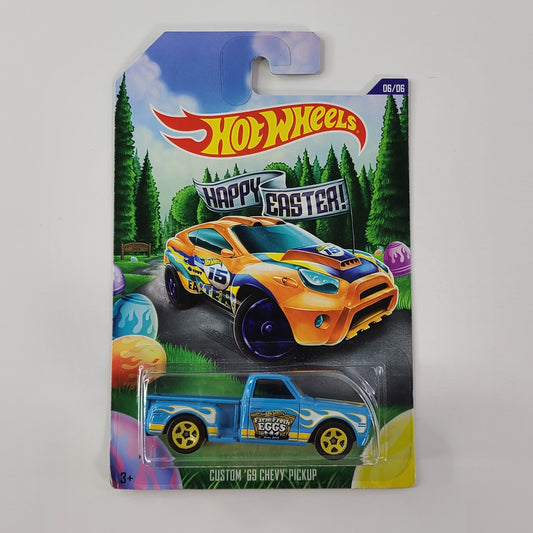 Hot Wheels - Custom '69 Chevy Pickup (Light Blue) [Walmart Exclusive]