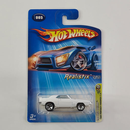 Hot Wheels - 1969 Pontiac Firebird T/A (White)