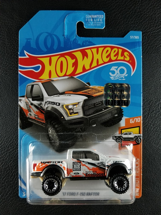 Hot Wheels - '17 Ford F-150 Raptor (Red) [Factory Sealed 2018 Set]