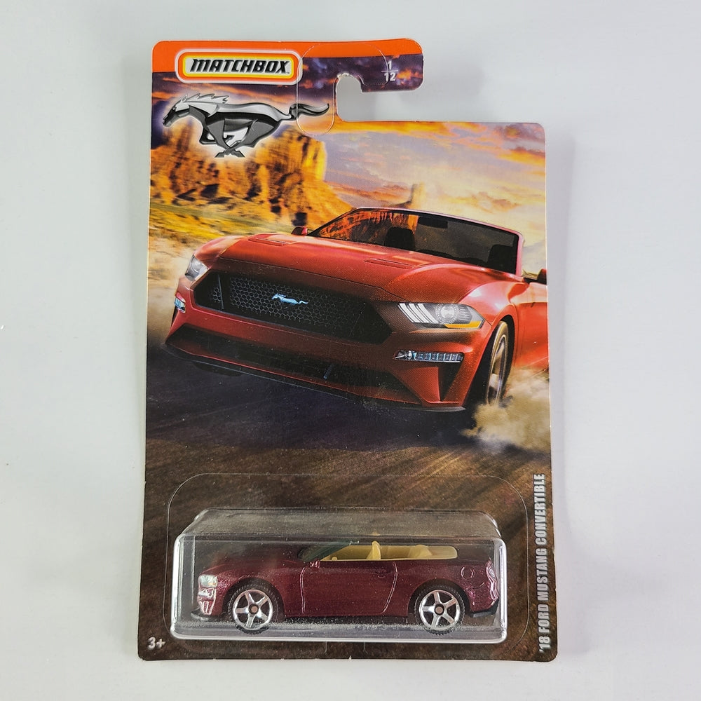 Matchbox - '18 Ford Mustang Convertible (Metalflake Red) [Walmart Excl ...