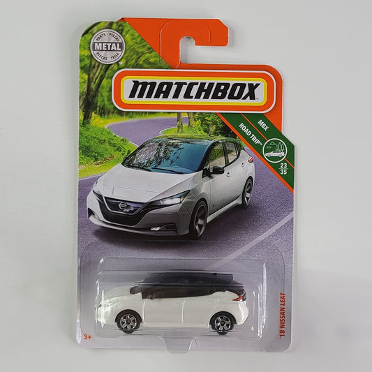 Matchbox - '18 Nissan Leaf (Pearl White)