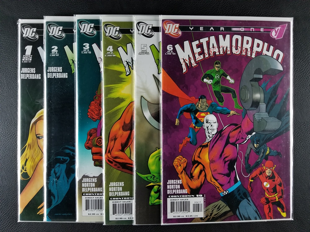 Metamorpho: Year One #1-6 Set (DC, 2007-08)