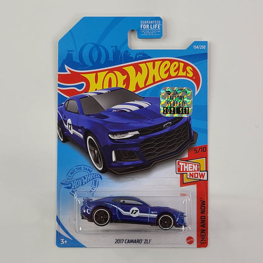 Hot Wheels - 2017 Camaro ZL1 (Blue) [Factory Sealed 2021 Set]