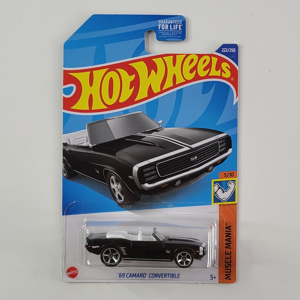 Hot Wheels - '69 Camaro Convertible (Black)